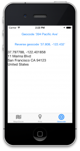 iOS-geocoder
